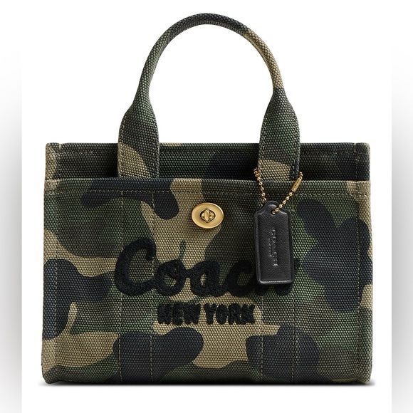 Coach Camo Print Canvas Small Cargo Tote 20 New without tags never used!! 🔥🔥 - Picture 2 of 16